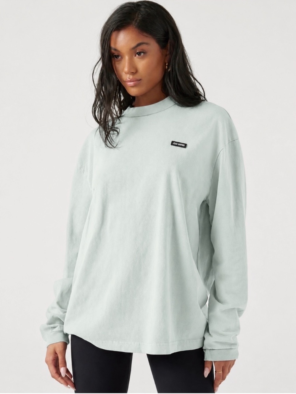 ♡Joah Brown♡ Logo Patch Crewneck Tee